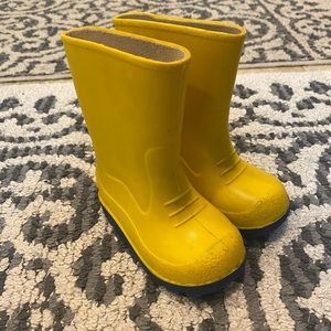Yellow Rubber Boots 5T
